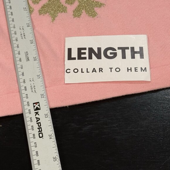 NWT Quacker Factory Womens Sz 3X Metallic Snowflake Pink Winter Cardigan Sweater - Picture 7 of 8